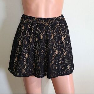 GUESS Floral Lace Circle Skirt